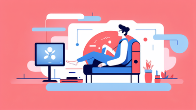 dark blue recliner chair