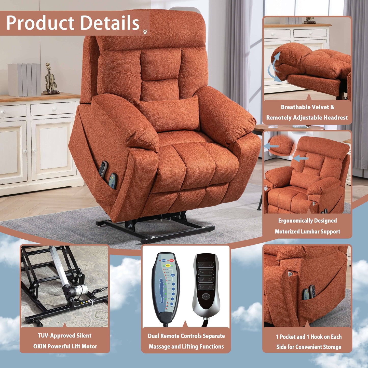 power lift recliner elderly