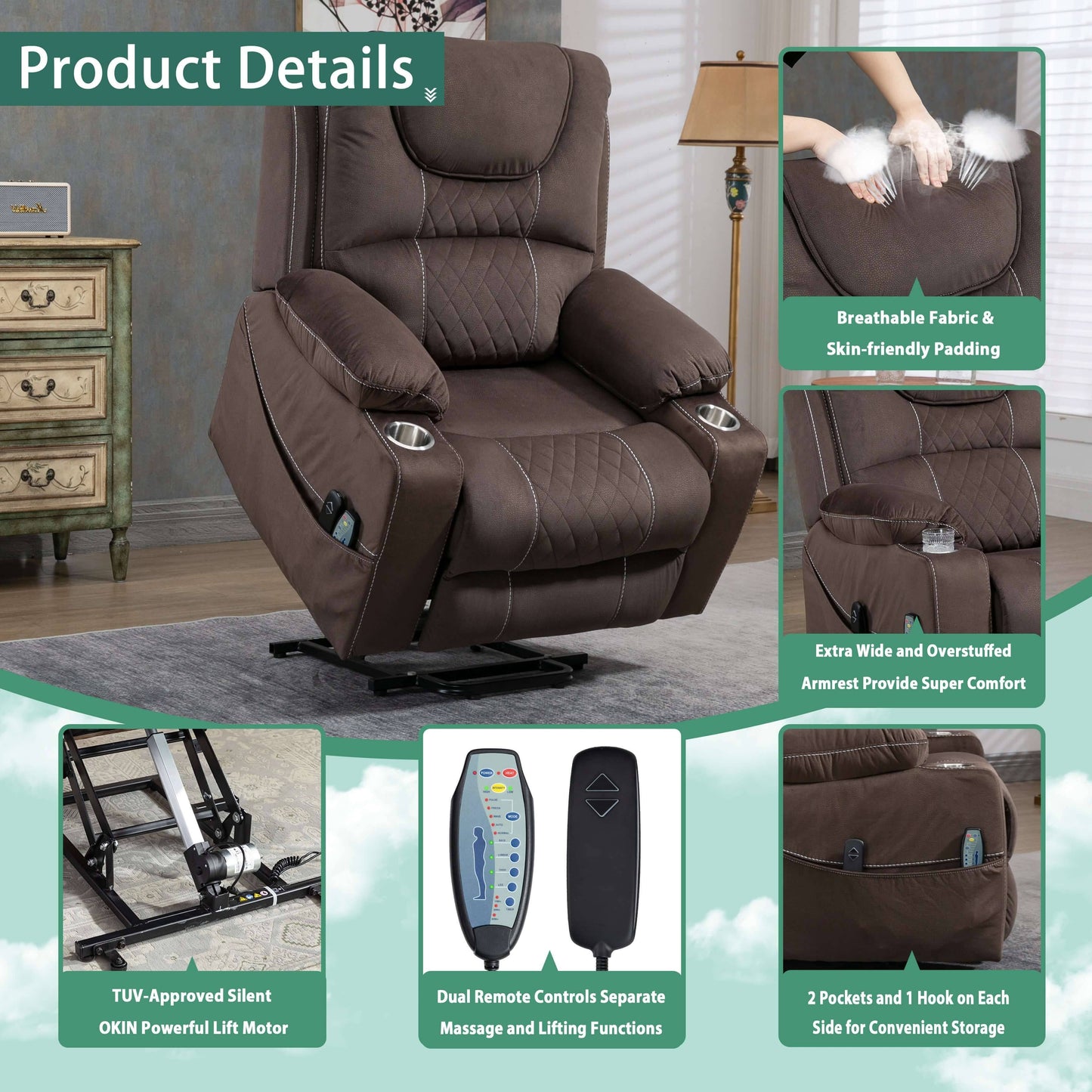 power lift chair recliner