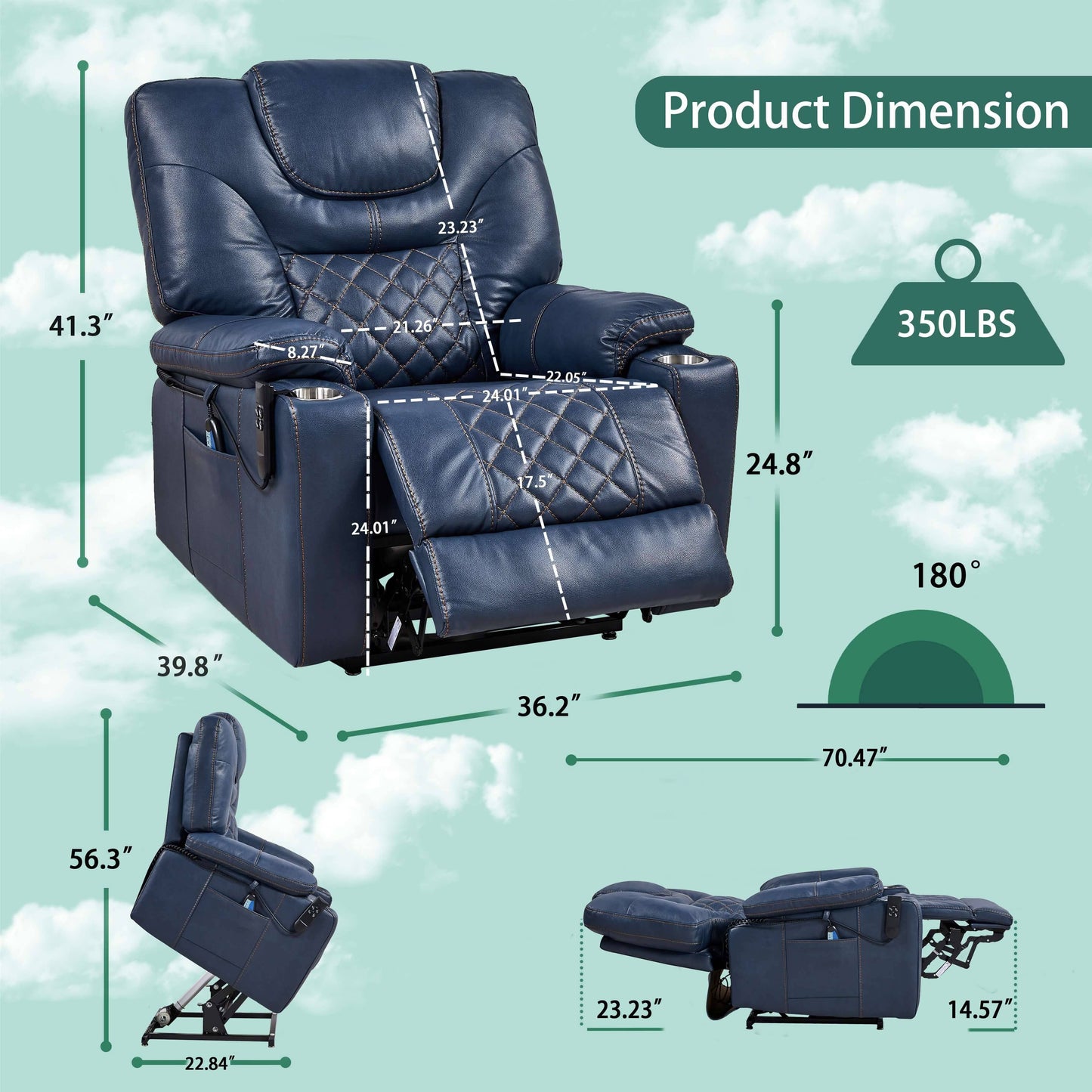 lay flat recliner lift chair