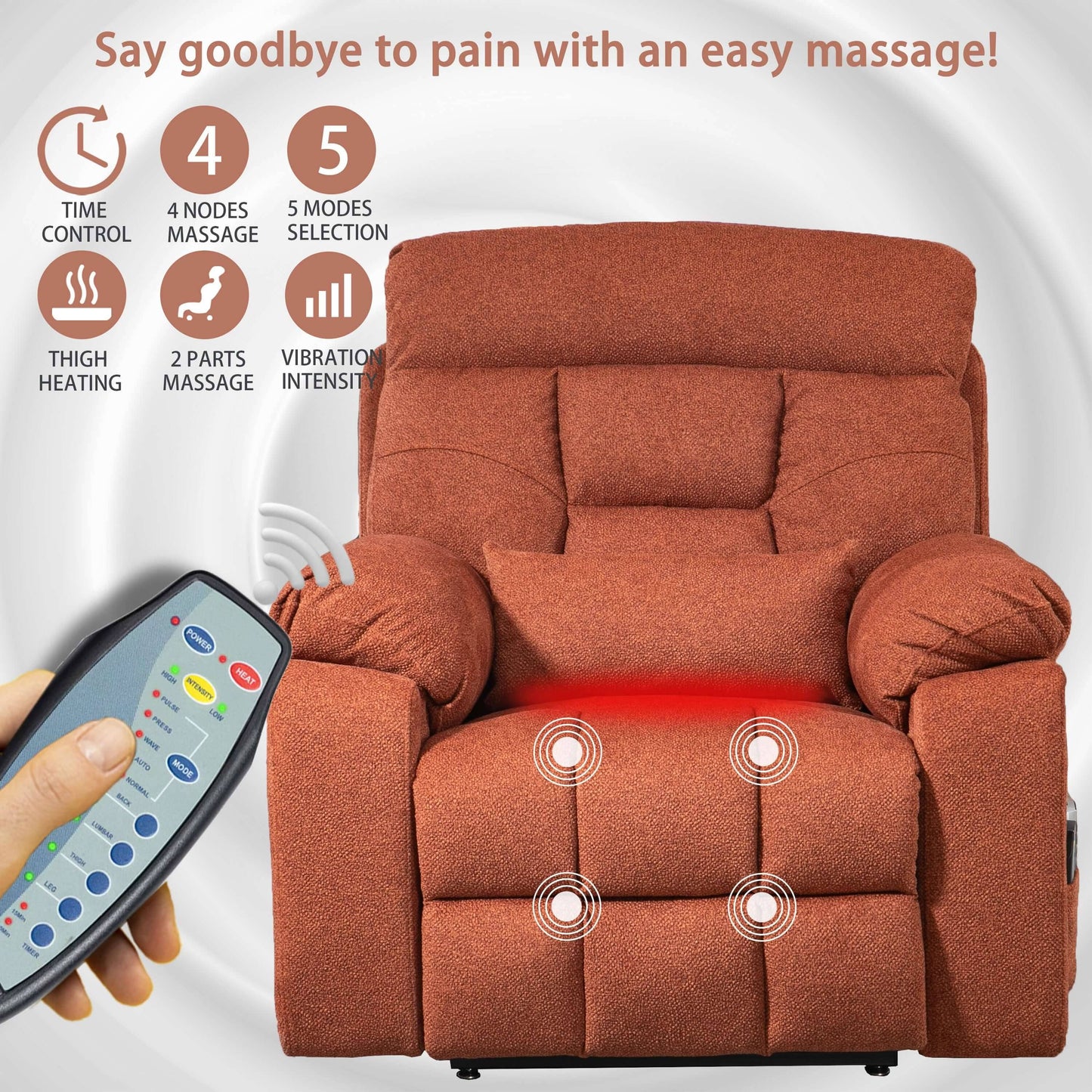 heated massage recliner