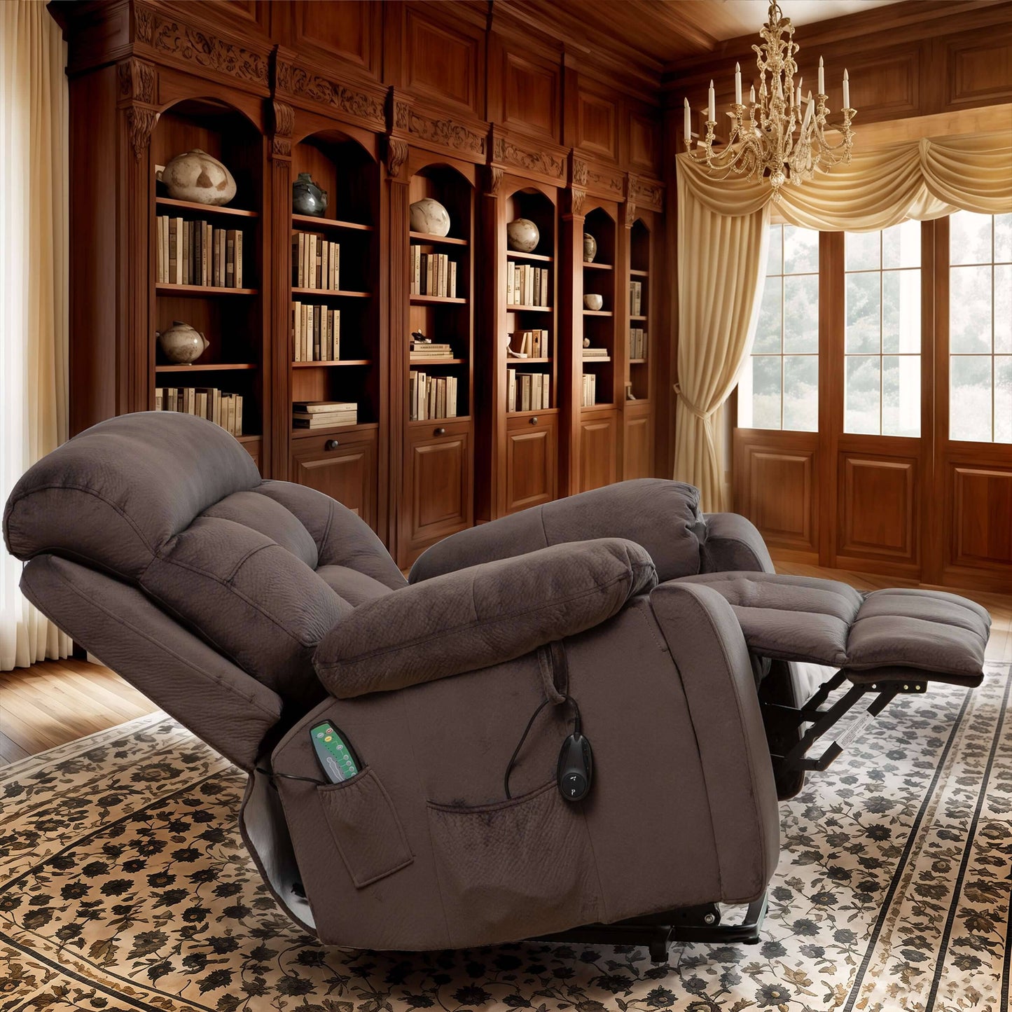 heated power lift recliner