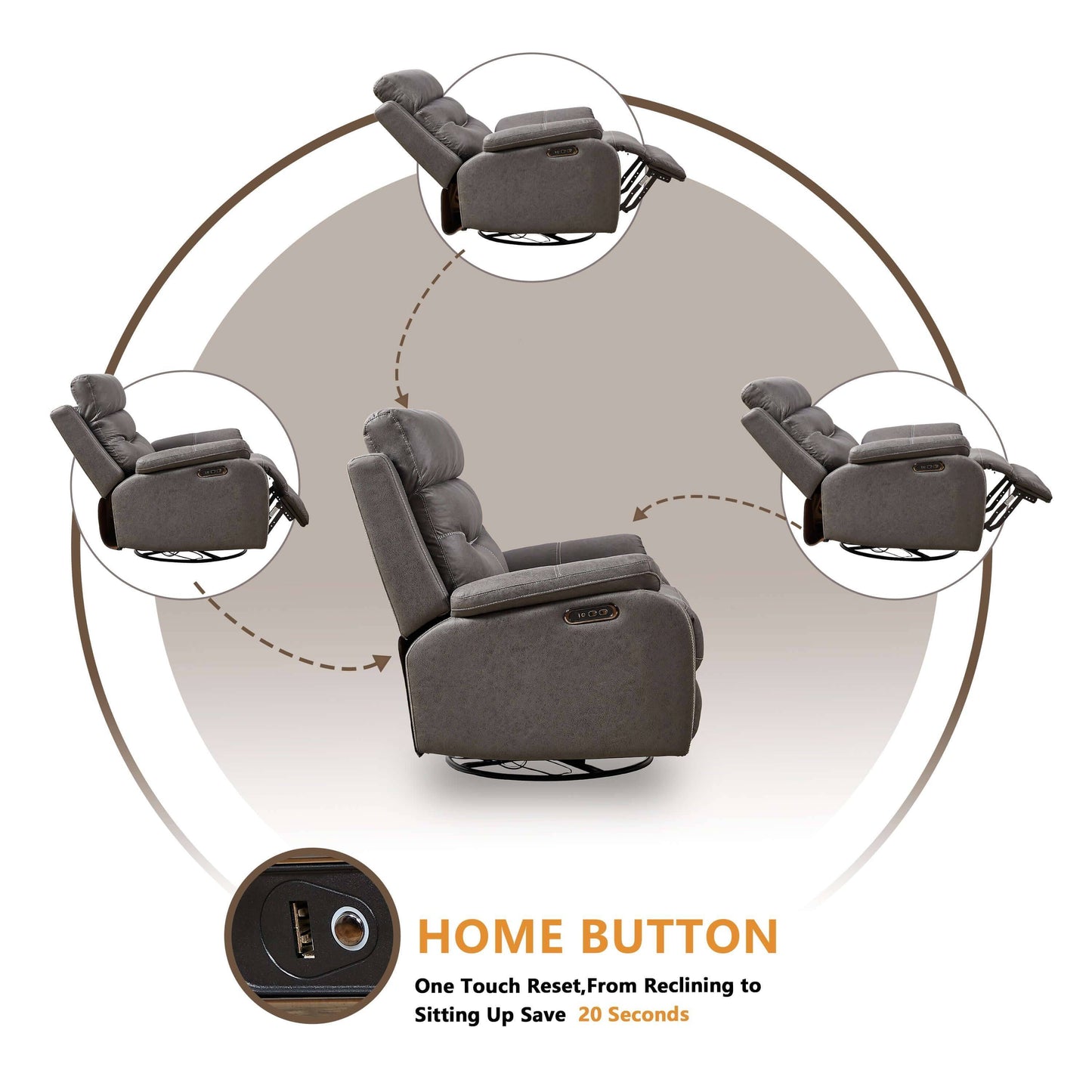 wingback recliner