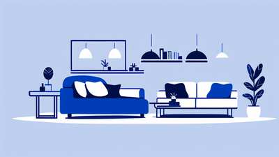 dark blue recliner chair