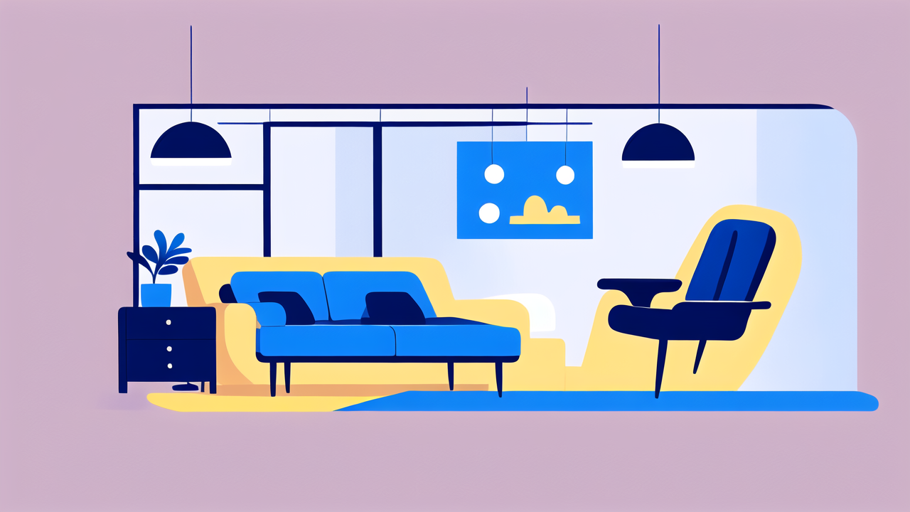 dark blue recliner chair