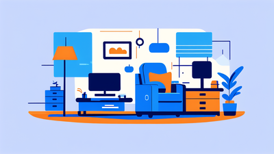 dark blue recliner chair