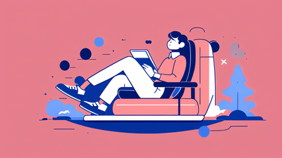 dark blue recliner chair