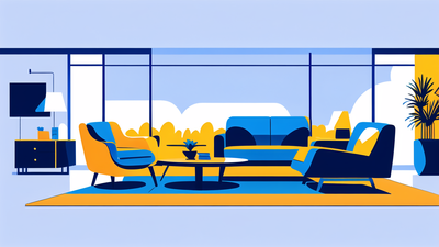 dark blue recliner chair