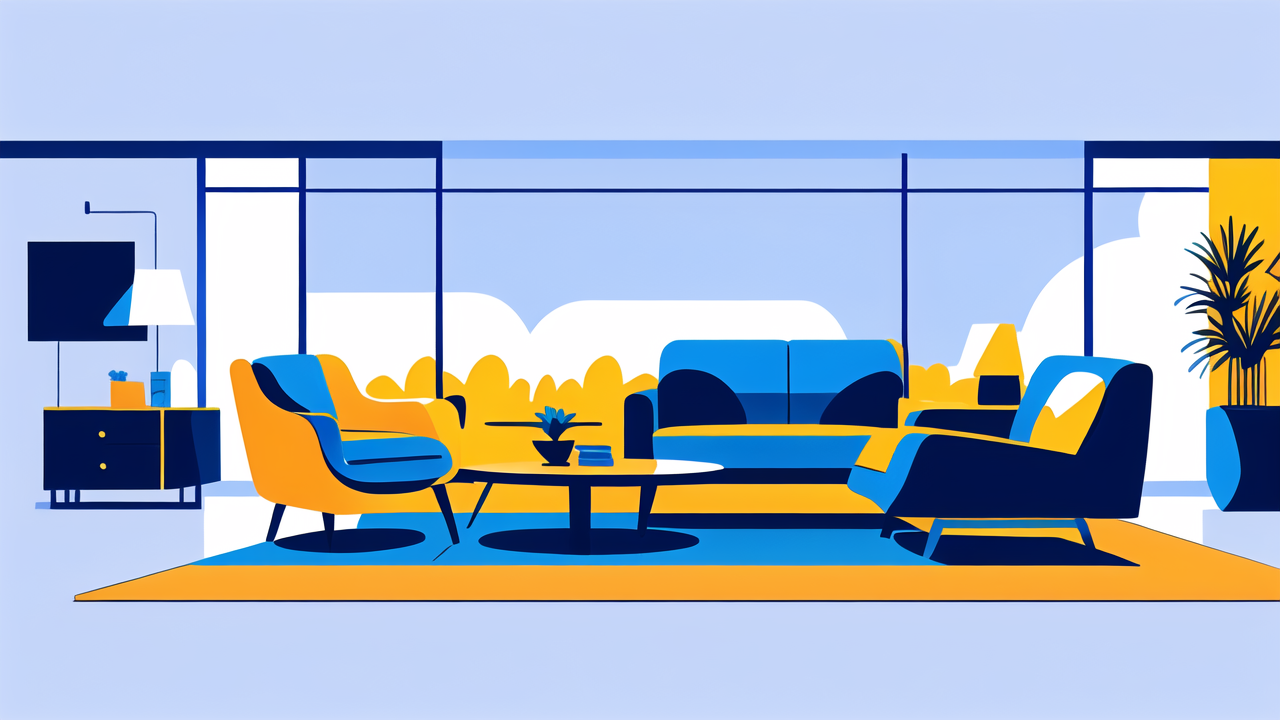 dark blue recliner chair