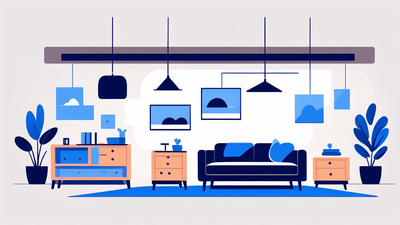 dark blue recliner chair