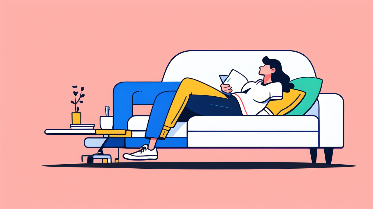 dark blue recliner chair