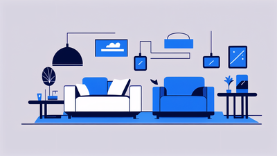 dark blue recliner chair