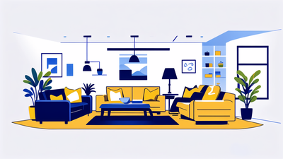 dark blue recliner chair