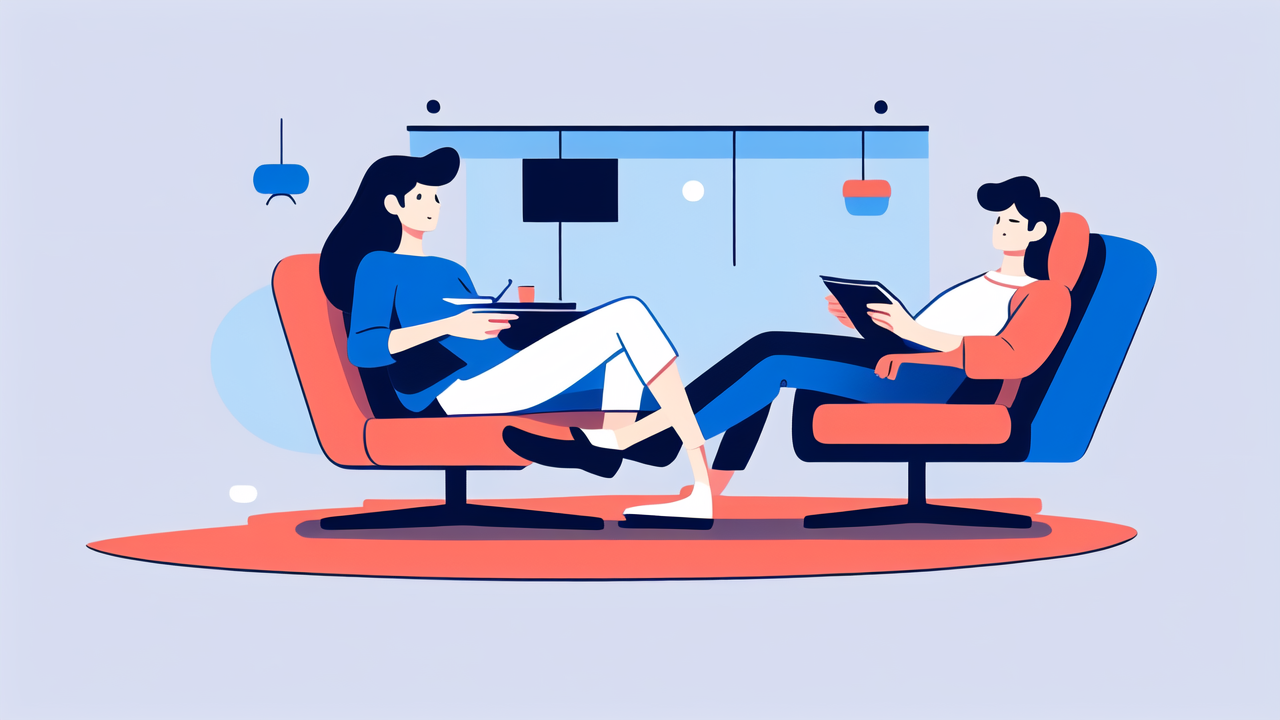 dark blue recliner chair