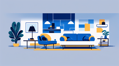 dark blue recliner chair