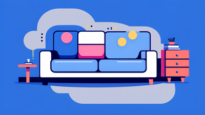 dark blue recliner chair