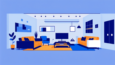 dark blue recliner chair