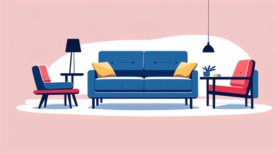 dark blue recliner chair