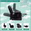 PUG258Y 9968Plus Power Lift Chair - Heat, Massage, Recline to 180 with Remote Controls - Black