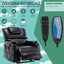 PUG258Y 9968Plus Power Lift Chair - Heat, Massage, Recline to 180 with Remote Controls - Black