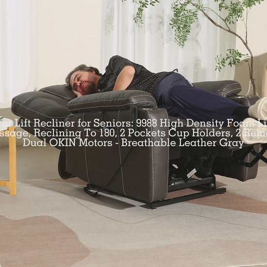 lift recliner with heat and massage